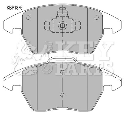 KEY PARTS Piduriklotsi komplekt,ketaspidur KBP1876